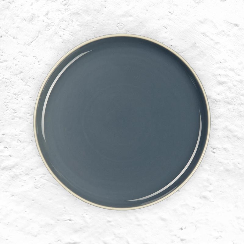 Semana Dessert Plate - 21cm - Sepia Blue - by ASA