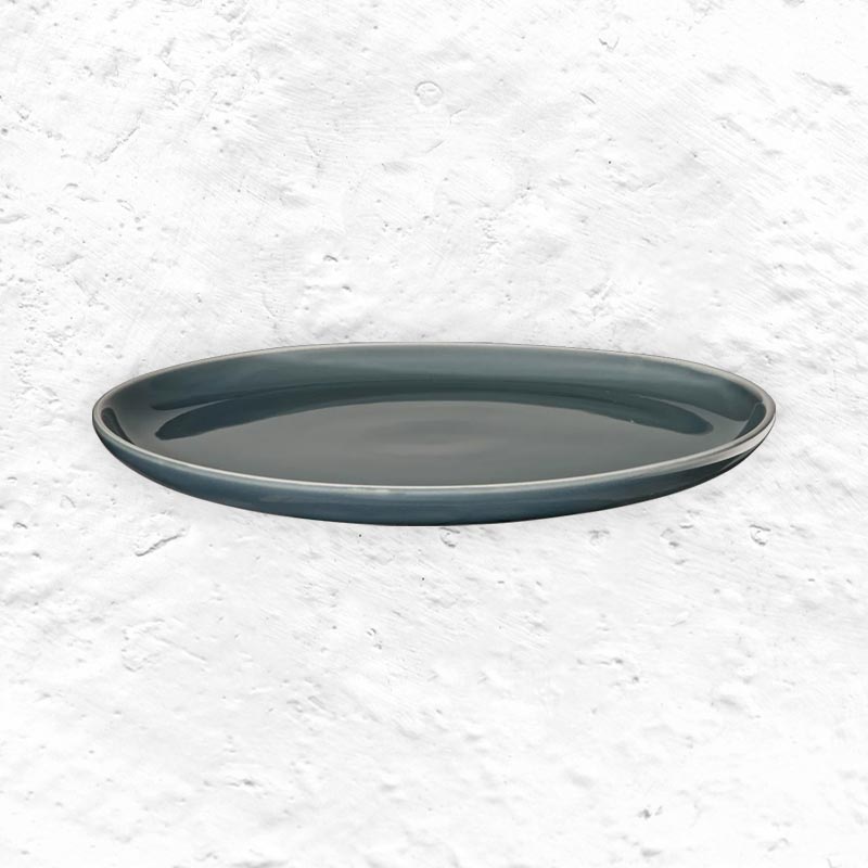 Semana Dessert Plate - 21cm - Sepia Blue - by ASA