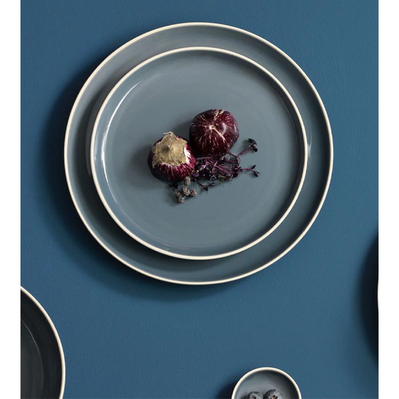 Semana Dinner Plate - 26cm - Sepia Blue - by ASA