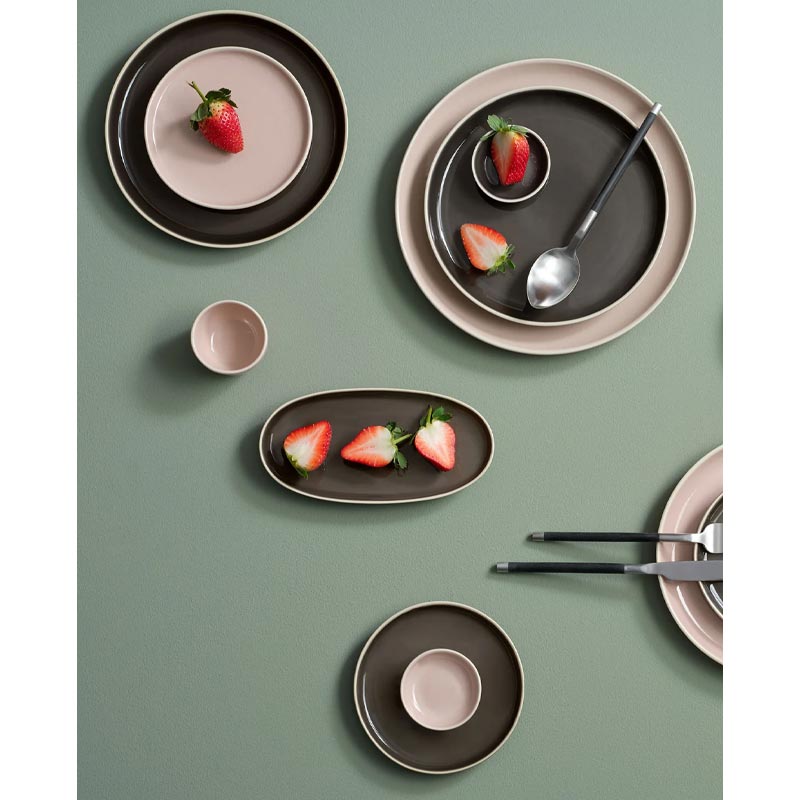 Semana Oval Aperitif Plate - Tarama - by ASA