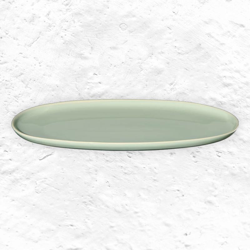 Semana Oval Platter - 28 x 16cm - Herb - by ASA