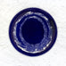 Feast plate - dark blue  with white dots, 19cm - des. Yotam Ottolenghi for Serax