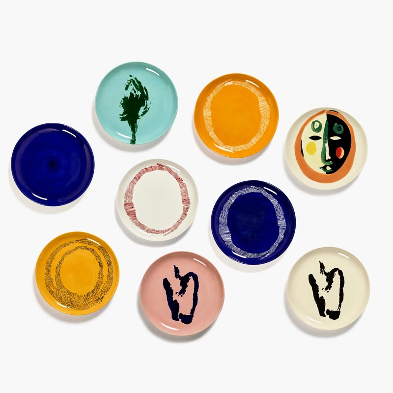 Feast plate - dark blue, 22cm - des. Ottolengi for Serax