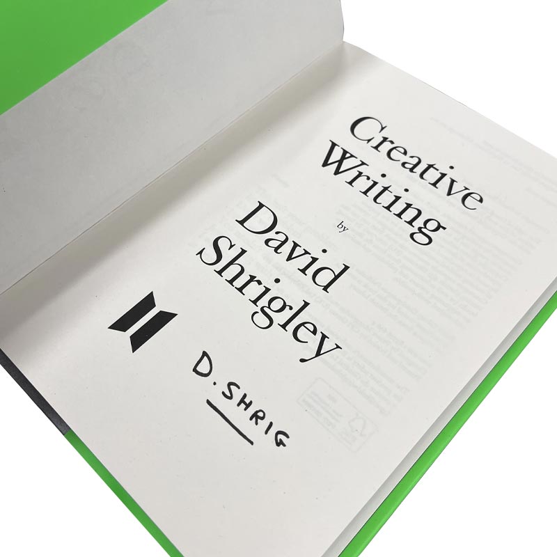 Creative Writing by David Shrigley - signed hardback