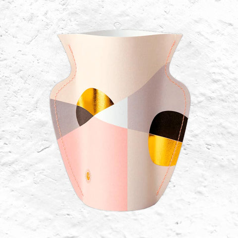 Siena Mini Paper Vase  - pink - by Octaevo