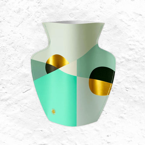 Siena Paper Vase - mint - by Octaevo