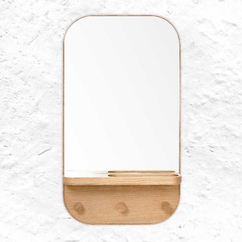 Silent Butler Storage Mirror des. Lincoln Rivers for Wireworks