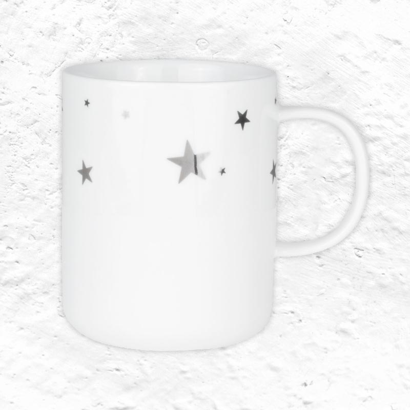 Silver star mug by Räder