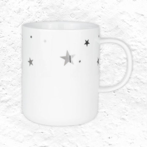 Silver star mug by Räder