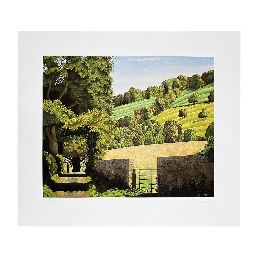 Roomer Summer Lane - Signed Limited Edition Print by Simon Palmer