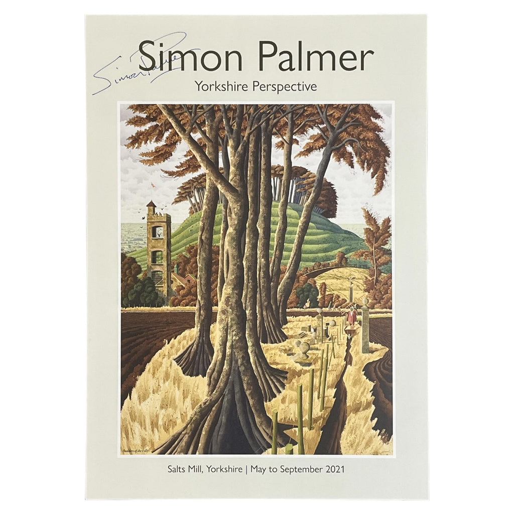 Simon Palmer Yorkshire Perspective Exhibition Poster - A3 size *Signed*