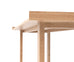 Slim laptop desk / dressing table - oak - design Lincoln Rivers for Wireworks