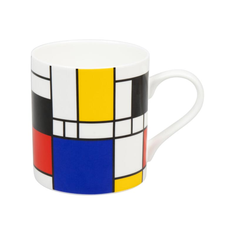Small Fragments: Homage to Mondrian Mug by Könitz
