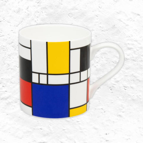 Small Fragments: Homage to Mondrian Mug by Könitz