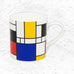 Small Fragments: Homage to Mondrian Mug by Könitz