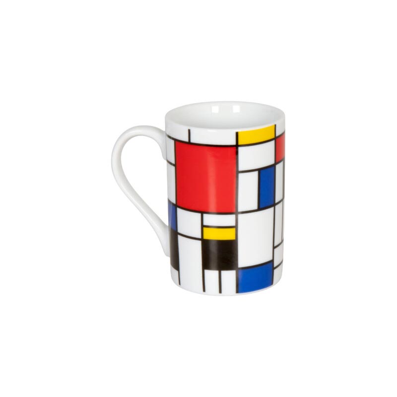 Mondrian espresso cup / mini mug by Könitz