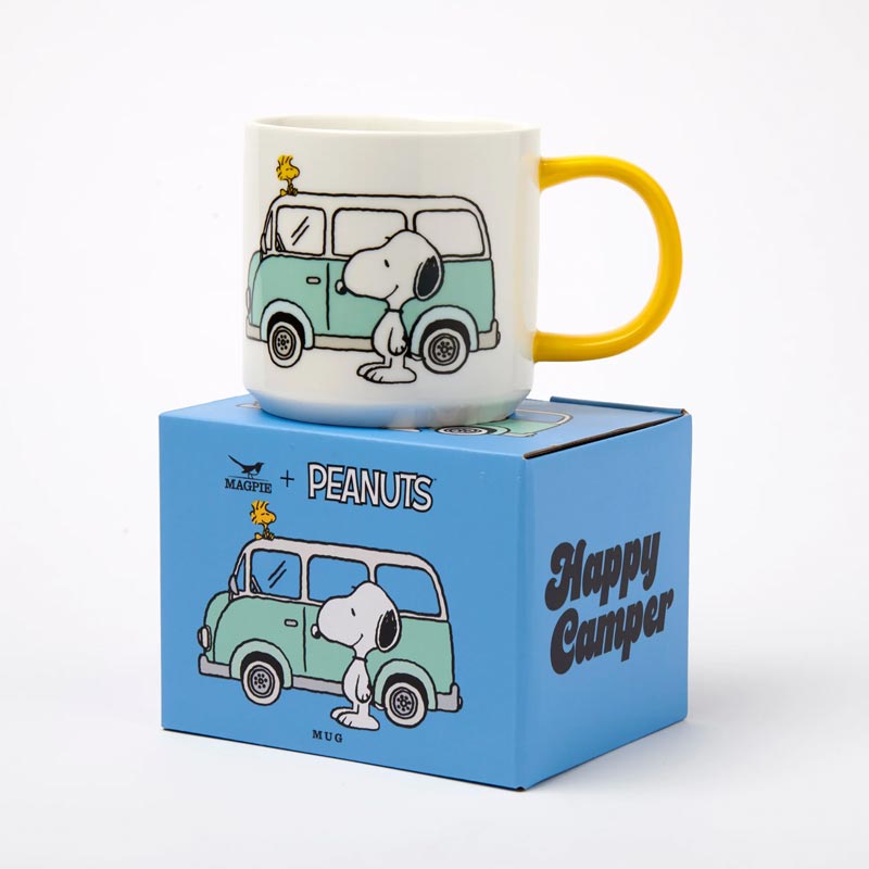 Peanuts "Happy Camper" Mug, Magpie x Peanuts