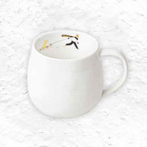 "Snowy Day" Mug - Dog Sledging - by Räder
