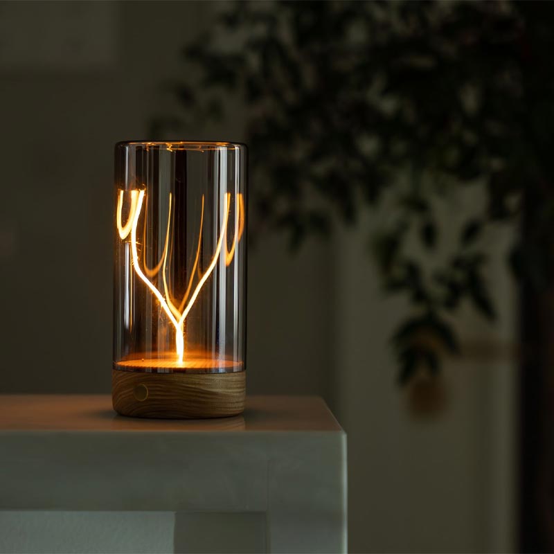 Solis Drift Light - White Ash Wood - by Gingko