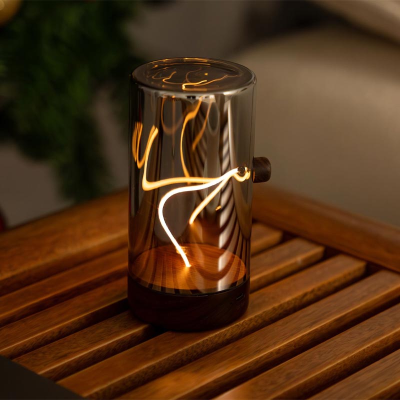 Solis Drift Light - American Walnut - by Gingko