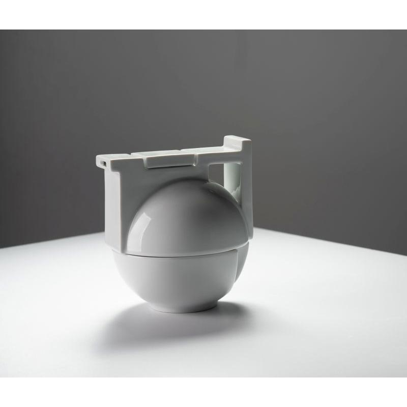 Bau Solo Tea Set - White - des. Edyta Cieloch, Polskie Fabryki Porcelany – Ćmielów Design Studio