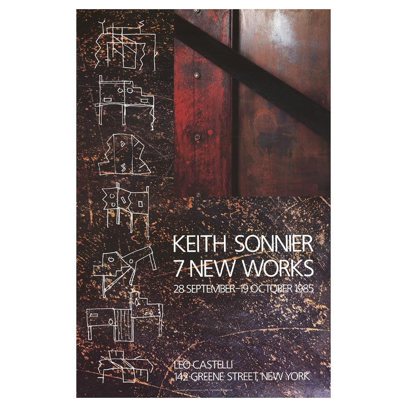 7 New Works poster by Keith Sonnier