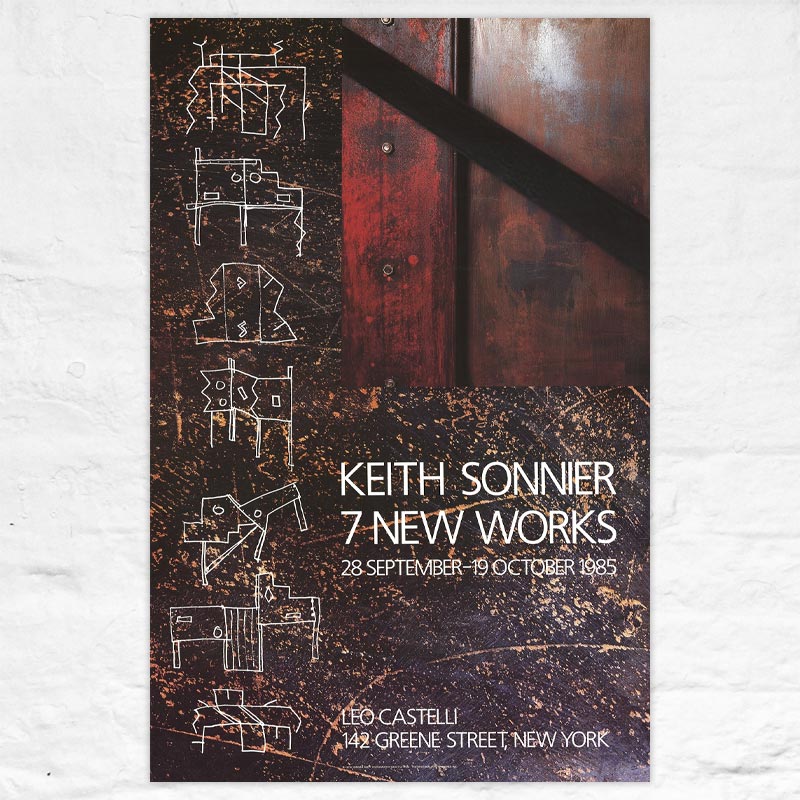 7 New Works poster by Keith Sonnier