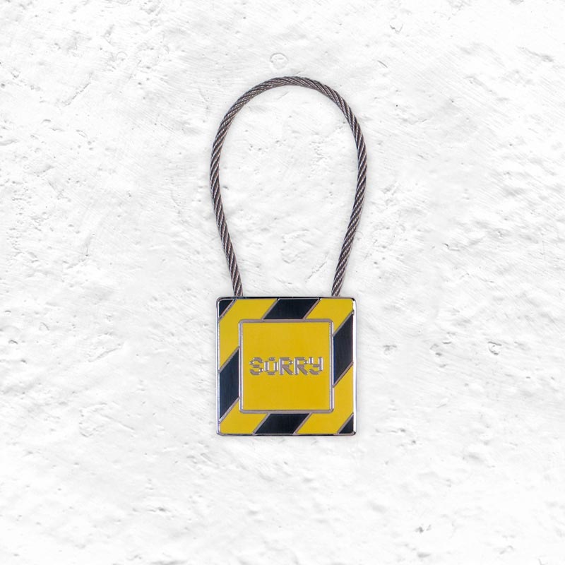 "Sorry" Key Ring, des. Emiliana Design for ACME