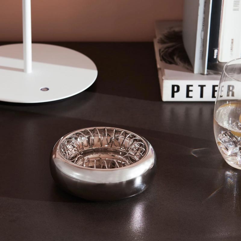 Spirale Ashtray - 16cm - des. Achille Castiglioni, 1970 for Alessi