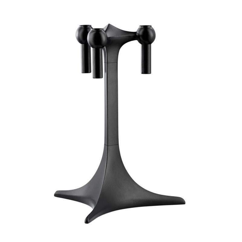 Stacking Candle Stand - des. Hans Nagel & Werner Stoff, 1960s - black