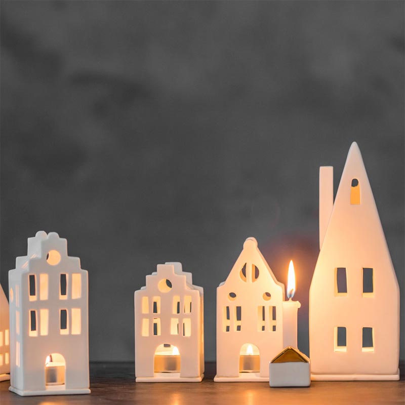 Tea Light House - Mini, Town House - by Räder