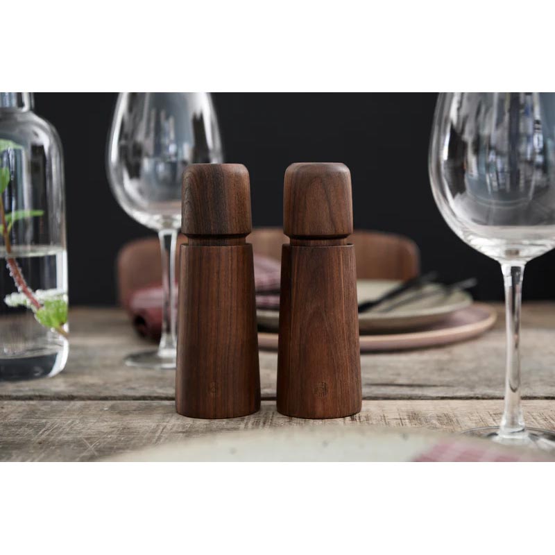 Stockholm Salt / Pepper / Spice Grinder - Walnut Wood - des. Carl & Carl for CrushGrind