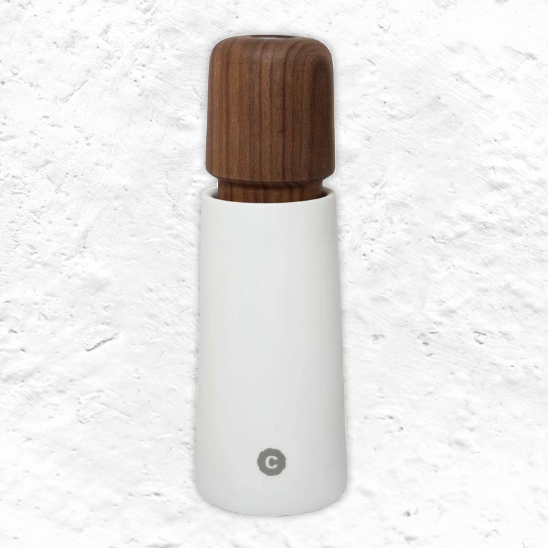 Stockholm Grinder - Walnut/White -des. Carl & Carl for CrushGrind