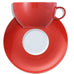 Sunny Day Cappuccino Cup & Saucer - Red - by Thomas Porcelain