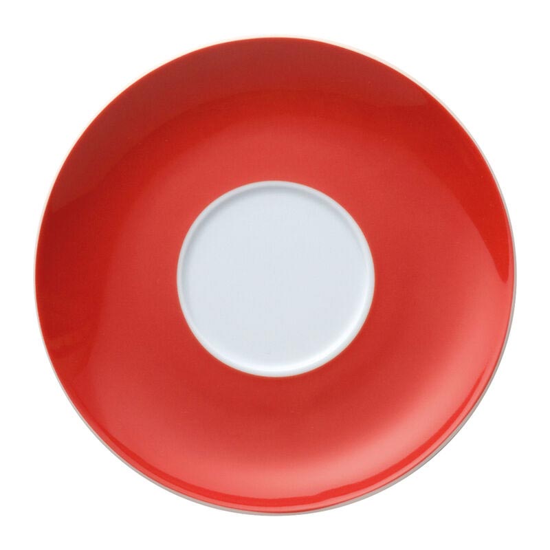 Sunny Day Cappuccino Cup & Saucer - Red - by Thomas Porcelain