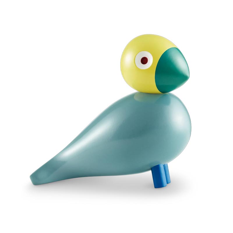 Sunshine Songbird - blue, yellow and turquoise - des. Kay Bojesen