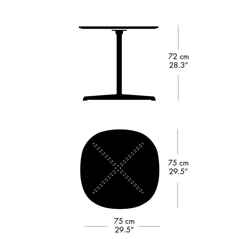 Super-Circular™ A602 Table des. Arne Jacobsen (made by Fritz Hansen)