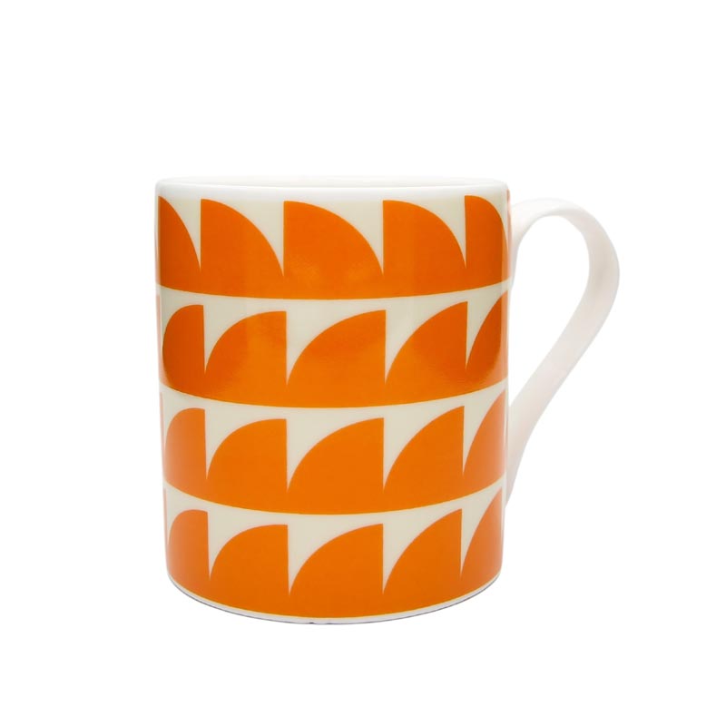 Orange Surfers Sun Mug des. Frances Collett and Keith Brymer Jones