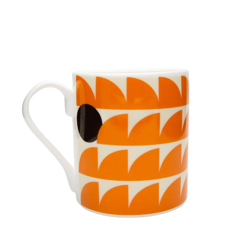 Orange Surfers Sun Mug des. Frances Collett and Keith Brymer Jones