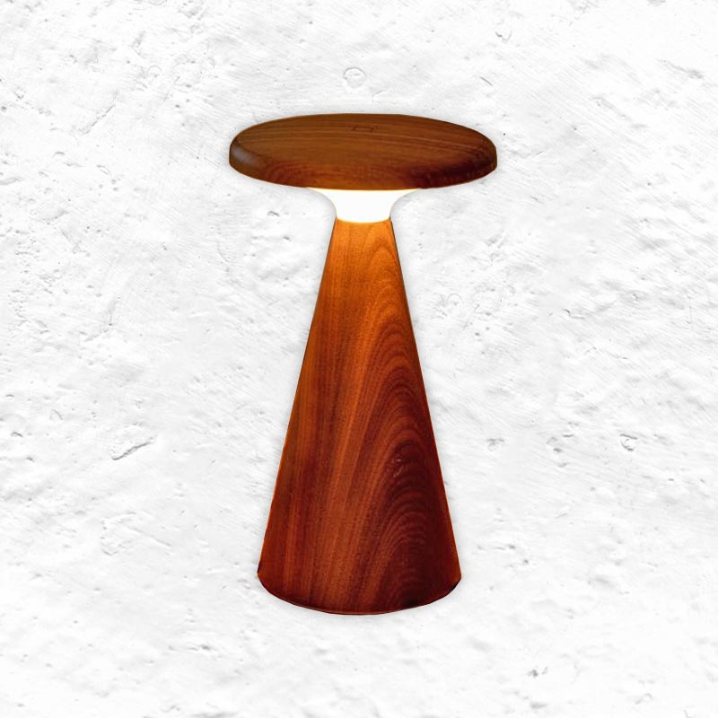 Sylva Table Lamp - Large - Walnut finish - by Gingko