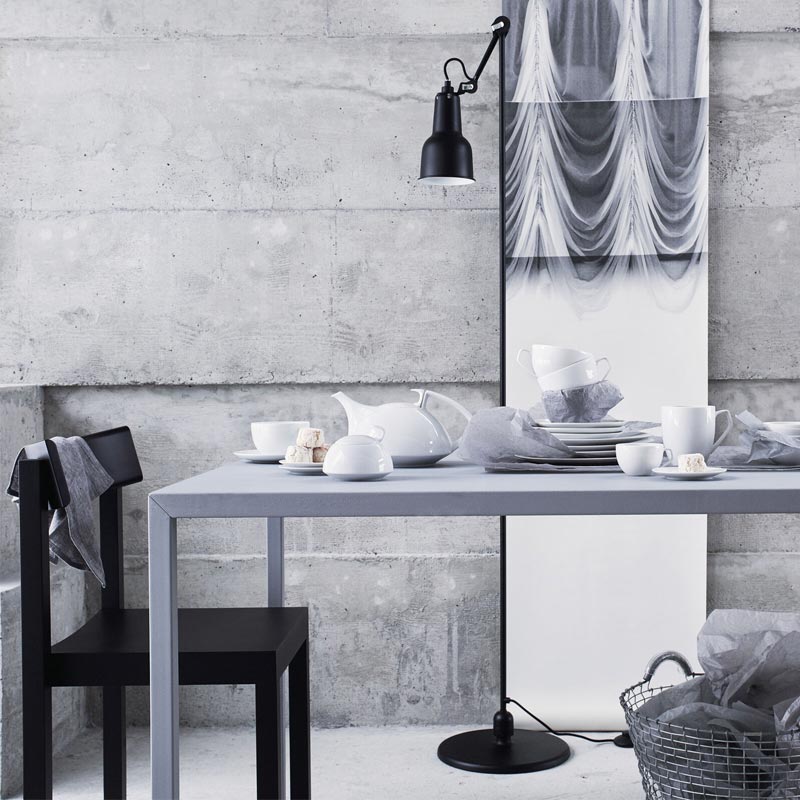 TAC Sugar Bowl - White Porcelain - des. Walter Gropius, produced by Rosenthal