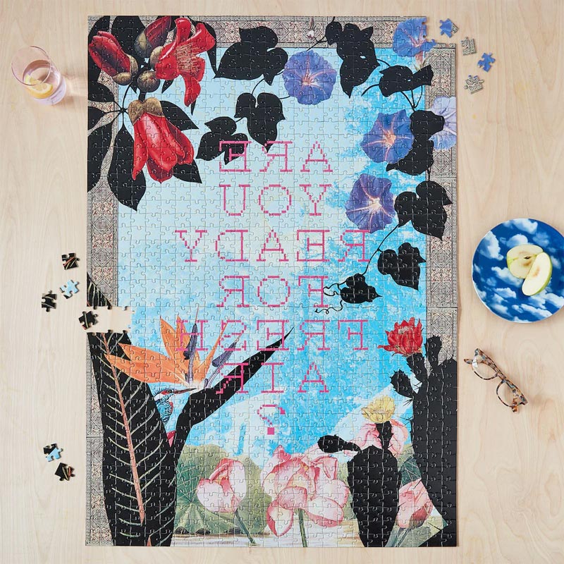 Tadanori Yokoo "Are You Ready For Fresh Air?, Vitar" - 1000 pc Jigsaw Puzzle - MoMA