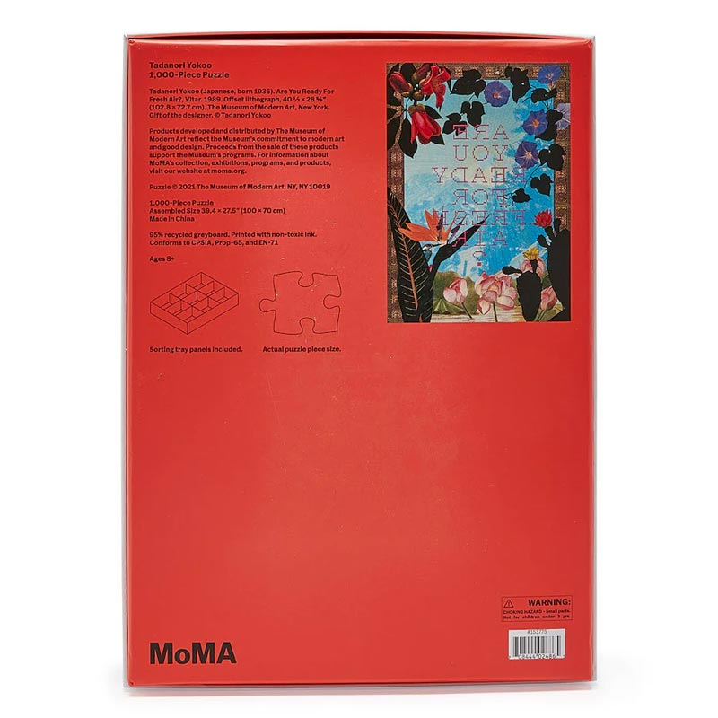 Tadanori Yokoo "Are You Ready For Fresh Air?, Vitar" - 1000 pc Jigsaw Puzzle - MoMA