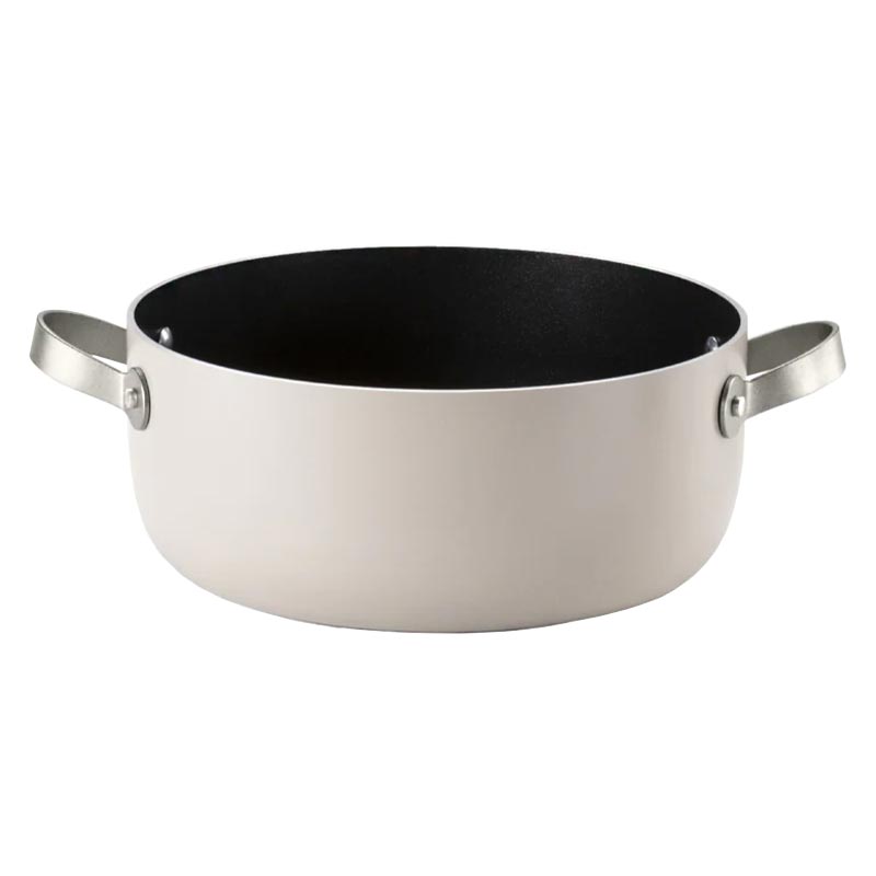 Tama low casserole with handles - des. Giulio Iacchetti for Alessi