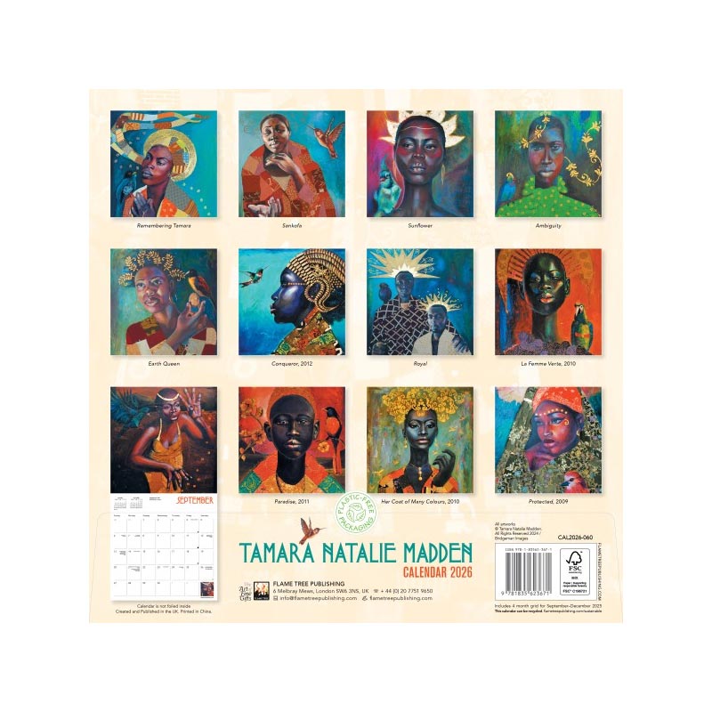 Tamara Natalie Madden 2026 Wall Calendar