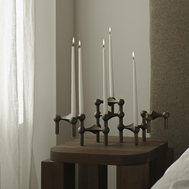 Taper candles - 6pcs - white by STOFF Nagel