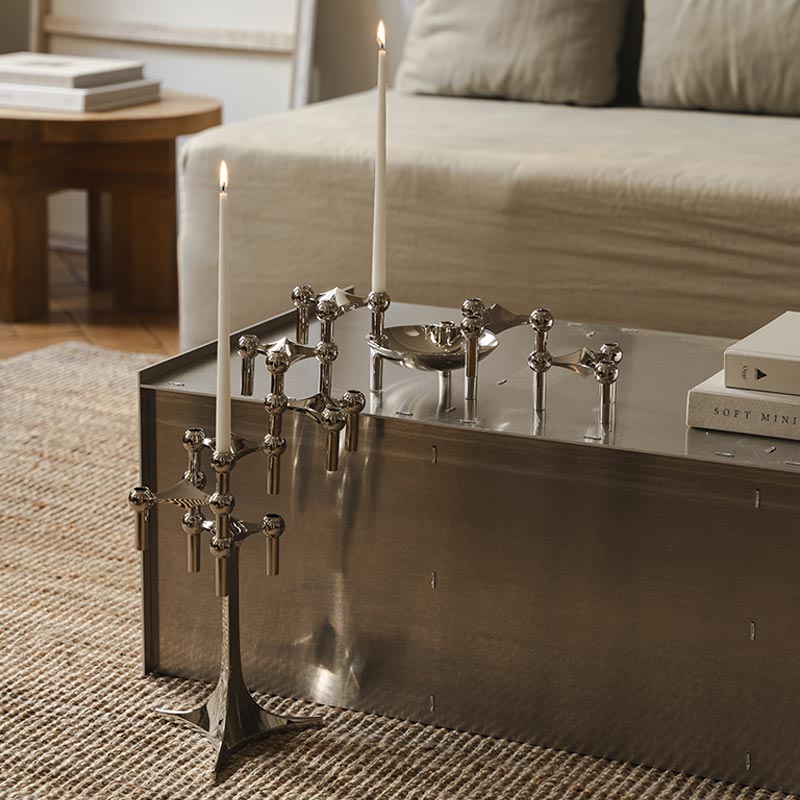 Taper candles - 6pcs - white by STOFF Nagel