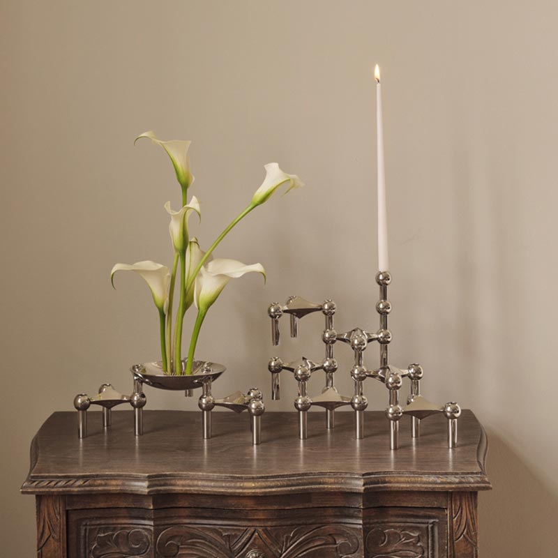 Taper candles - 6pcs - white by STOFF Nagel