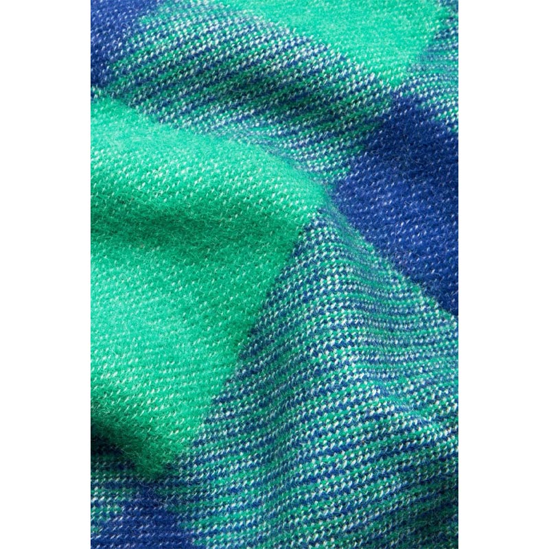 'Tartan Green' Wool Blanket, by Michele Rondelli