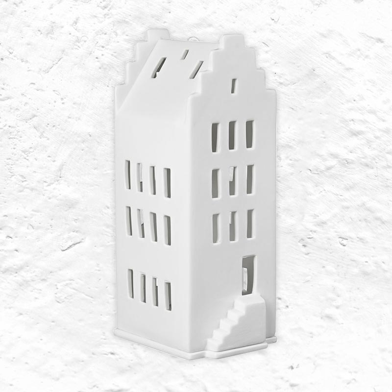 Tea Light House - Gable Roof, Medium - by Räder